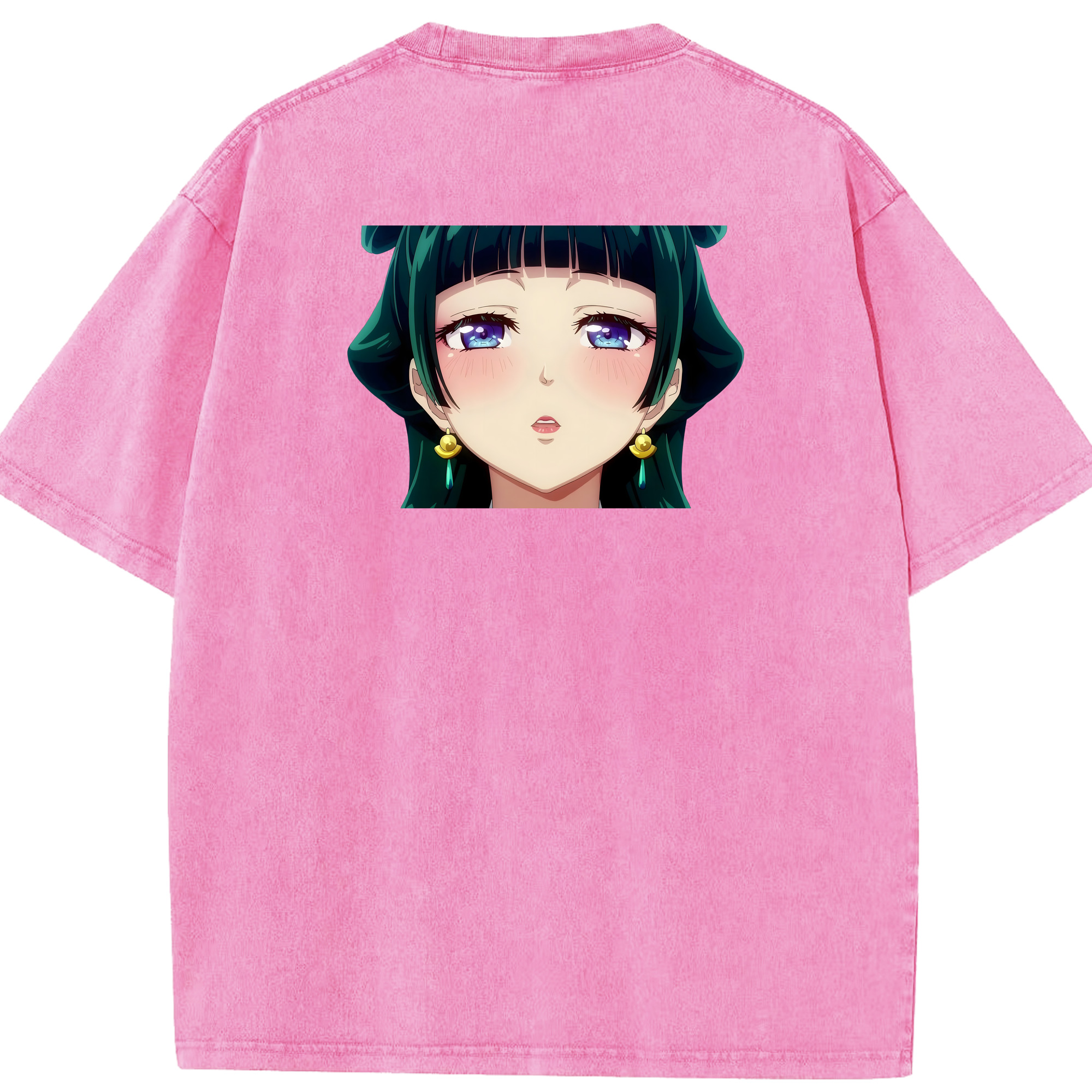 （画像用） 薬屋のひとりごと The Apothecary Diaries 綿100% ヴィンテージ風 半袖Tシャツ（背面プリント）